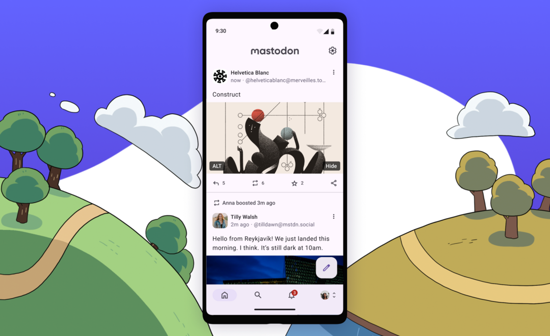 Mastodon's profile header