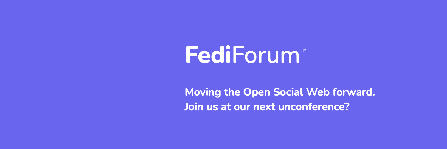 fediforum's profile header