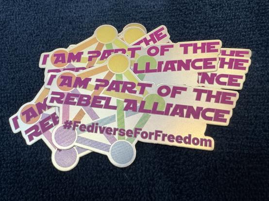 #FediverseForFreedom - get stickers showing support for the Fediverse - #FediverseForFreedom - get stickers showing support for the Fediverse